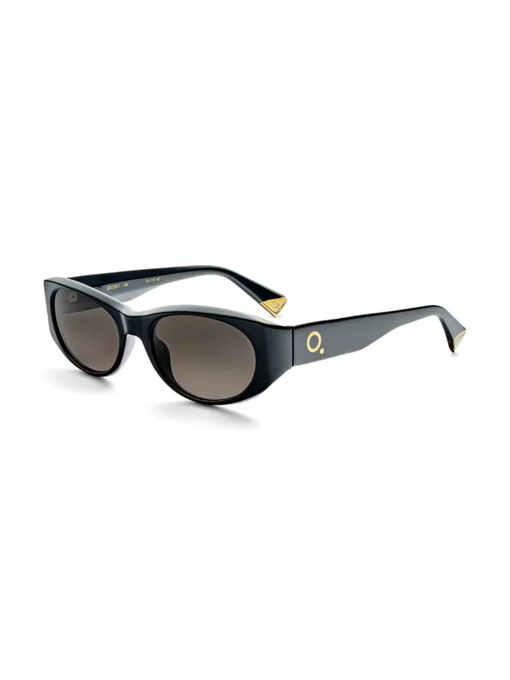 New Etnia Barcelona Women's Sunglasses Black Acetate Frame GROOVY BK 55